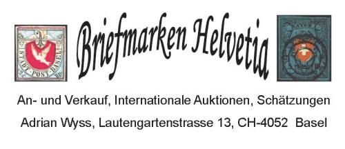 Briefmarken Helvetia