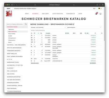 Thumb-3: 2025-1011 - Schweizer Briefmarken Katalog SBK (Online-Version)