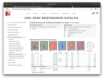 Thumb-3: 2025-1021 - UNO-Genf Briefmarken Katalog (Online-Version)