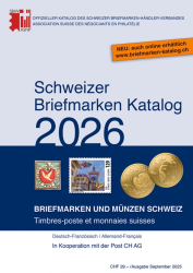 Thumb-1: ISSN 1424-3652 - Schweizer Briefmarken Katalog SBK 2026 (Buchform)