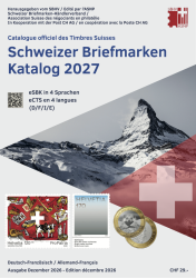 Thumb-1: ISSN 1424-3652 - Schweizer Briefmarken Katalog SBK 2027 (Buch) - VORBESTELLUNG